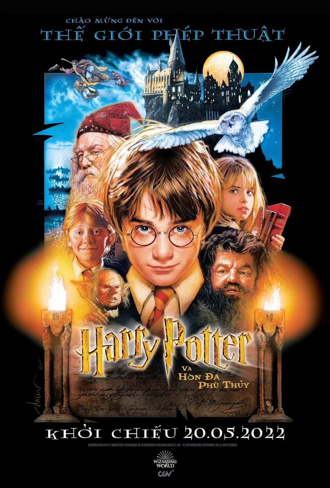 Poster Harry Potter và Hòn Đá Phù Thủy
